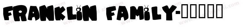 Franklin family字体转换